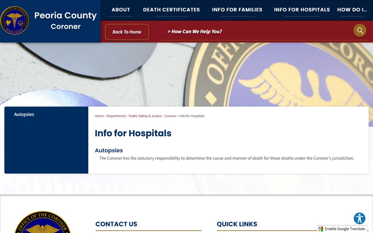 Peoria County Circuit Court Clerk divorce records